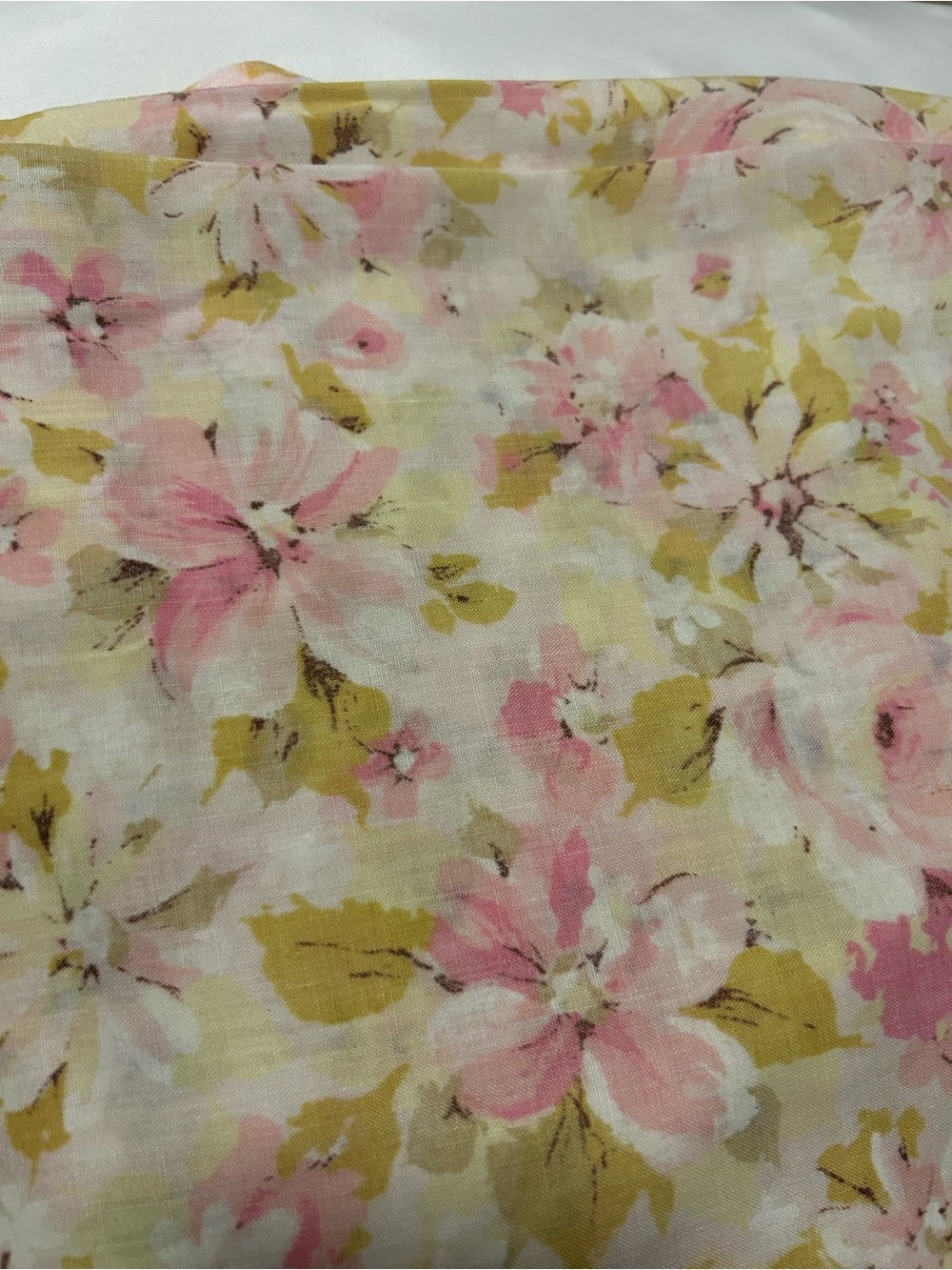 Vintage Floral twin size fitted sheet